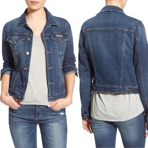 Hudson Jeans Jackets & Blazers - Hudson Signature Jean Jacket Denim Medium Dark Wash